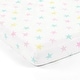 preview thumbnail 5 of 3, Lush Decor Baby Rainbow Allover Stars Soft & Plush Fitted Crib Sheet - 52"x 28" x 9"
