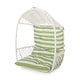 preview thumbnail 15 of 14, Greystone Outdoor/Indoor Wicker Hanging Chair w/8-foot Chain by Christopher Knight Home