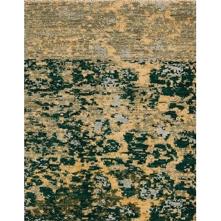 Ahgly Company Machine Washable Abstract Army Green Area Rugs - Bed Bath ...