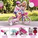 preview thumbnail 8 of 8, Gymax 14'' Kids Bike Toddler Bicycle w/ Training Wheels Hand & Coaster