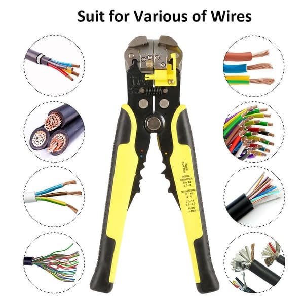 Shop Professional Automatic Wire Striper Cutter Stripper Crimper Pliers Terminal Tool Overstock 28247884