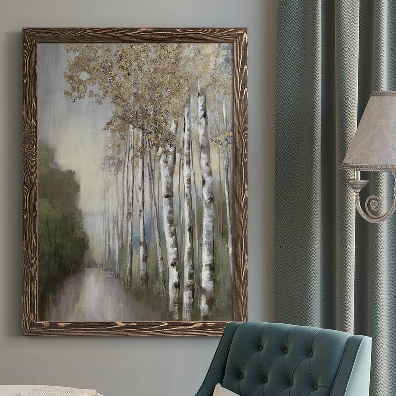 Woodland Walk Neutral-Premium Framed Canvas - Ready to Hang