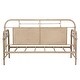 preview thumbnail 37 of 41, Vintage Series Distressed Metal Twin Metal Day Bed - Antique White