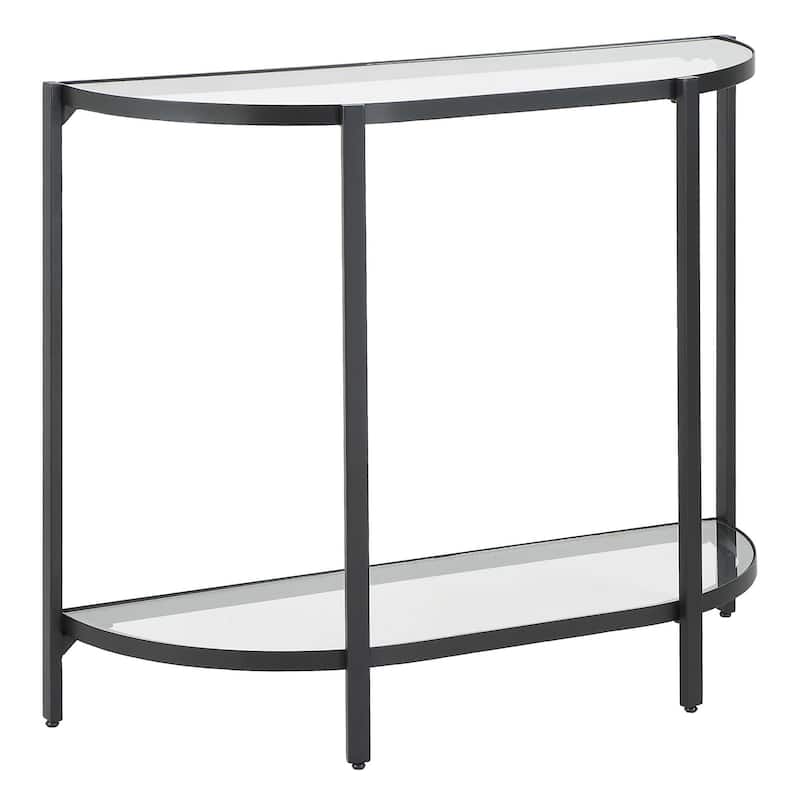 Carson Carrington Iron Black Console Table