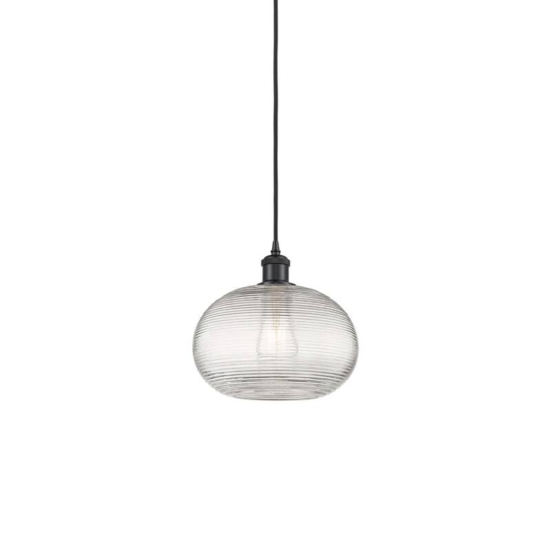 Innovations Lighting 516-1P-10-10 Ithaca Pendant Ithaca 10" Wide - Matte Black