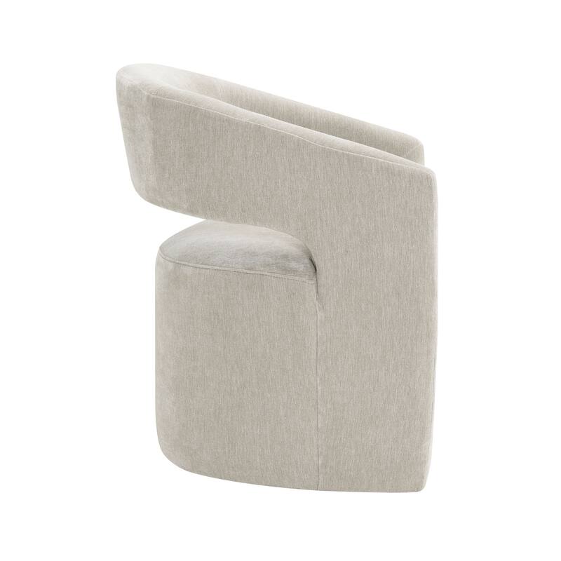 Furniture of America Rivena Modern 26-inch Fabric Accent Chair with Casters