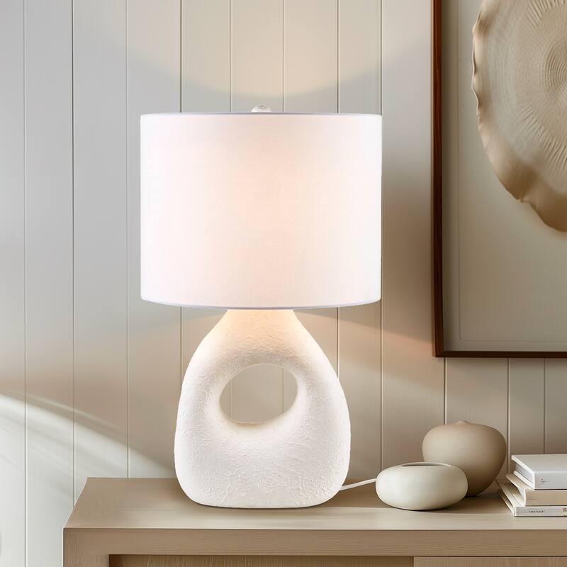 INK+IVY Trilluxe Ceramic Table Lamp - 13" x 22"H