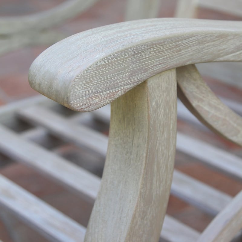 Cambridge Casual Lowell Teak Patio Club Chair with Cushion