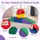 preview thumbnail 9 of 8, Costway 5 Pieces Foam Climbing Toys, Colorful PU Leather Climbing - as pic shows - See Details