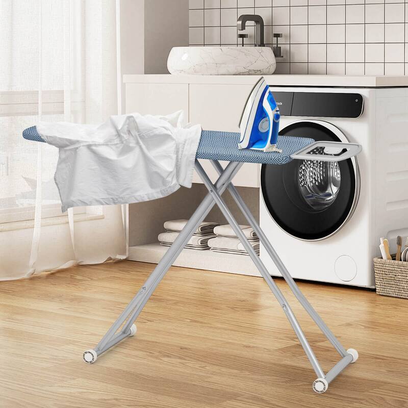 Costway Foldable Ironing Board with 7 Adjustable Heights Heat & Scorch - See Details