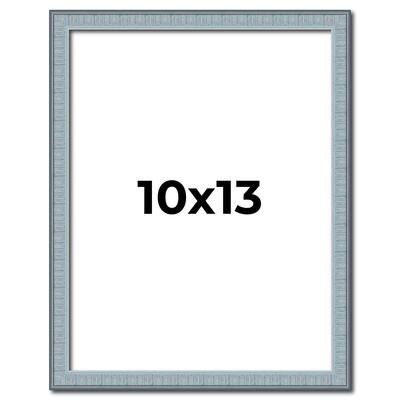 10x13 Frame Rustic Sky Blue Solid Wood Picture Frame | 0.75 Inch