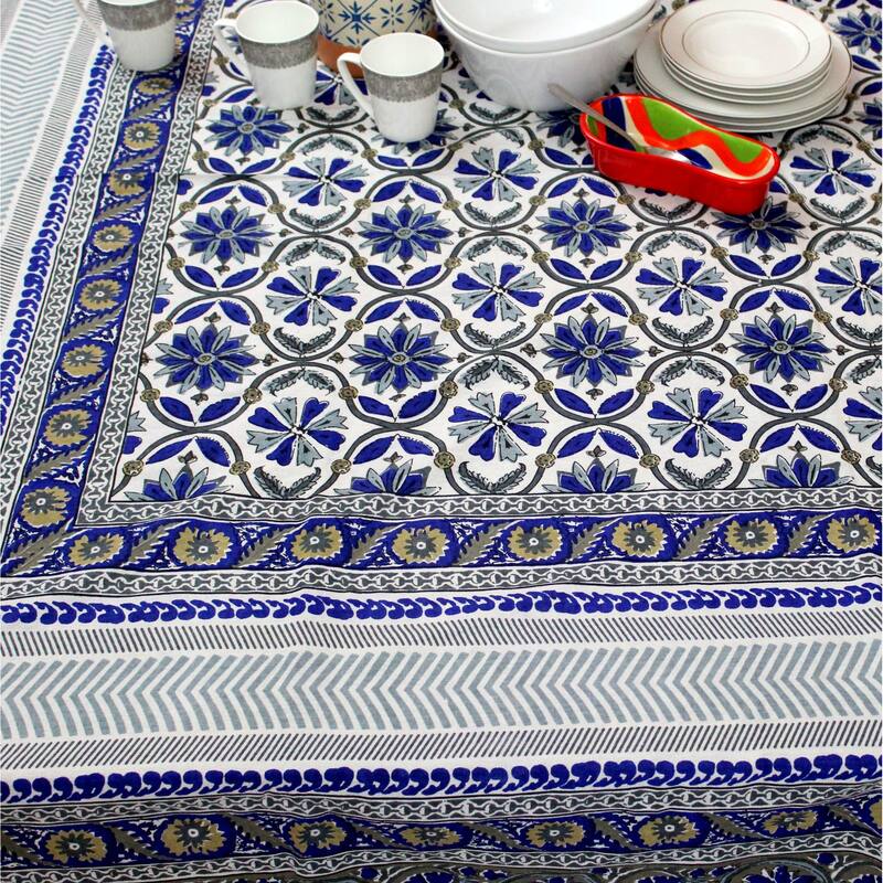 Cotton Angelic Sunflower Print Floral Tablecloth Rectangle Collection