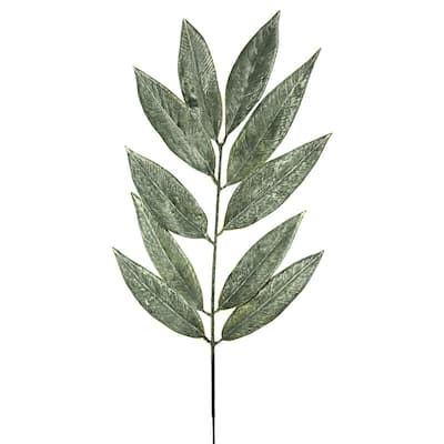 Vickerman 20" Artificial Green Muddy White Willow Spray, Set of 6