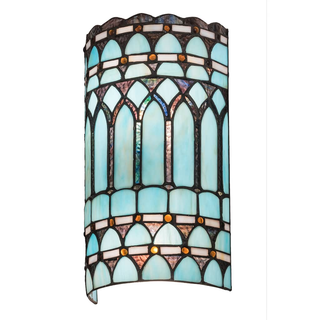 8-inch Aello Wall Sconce - Blue
