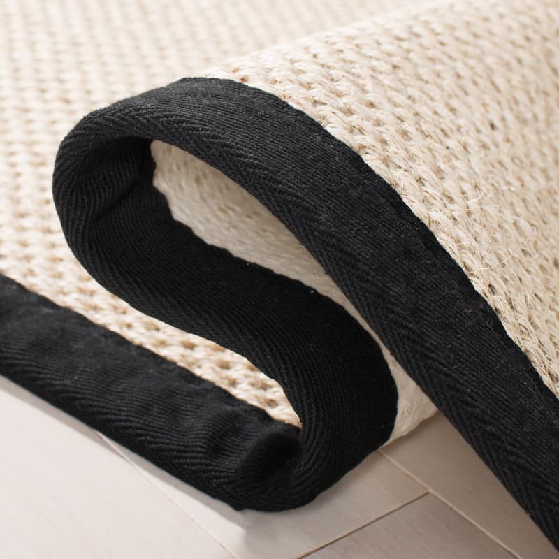 SAFAVIEH Natural Fiber Pacific Casual Border Sisal Rug