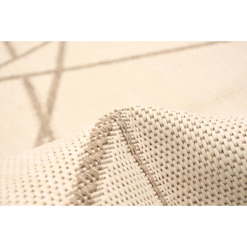 ECARPETGALLERY Sisal Abstract Indoor/ Outdoor Rug
