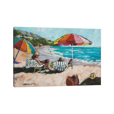 iCanvas "Toes In The Sand" by Stephanie Hock Canvas Print