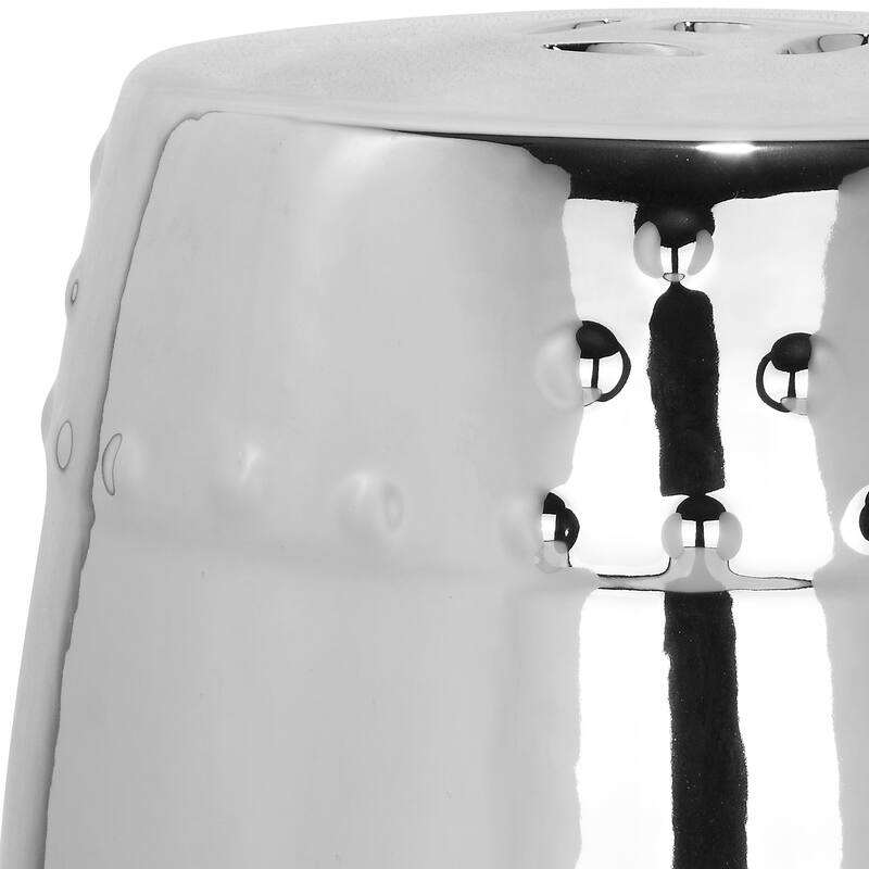 SAFAVIEH Paradise Evalyn Treasures White Ceramic Garden Stool