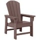 preview thumbnail 99 of 194, Laguna Kids Outdoor Poly Adirondack Chair Dark Brown