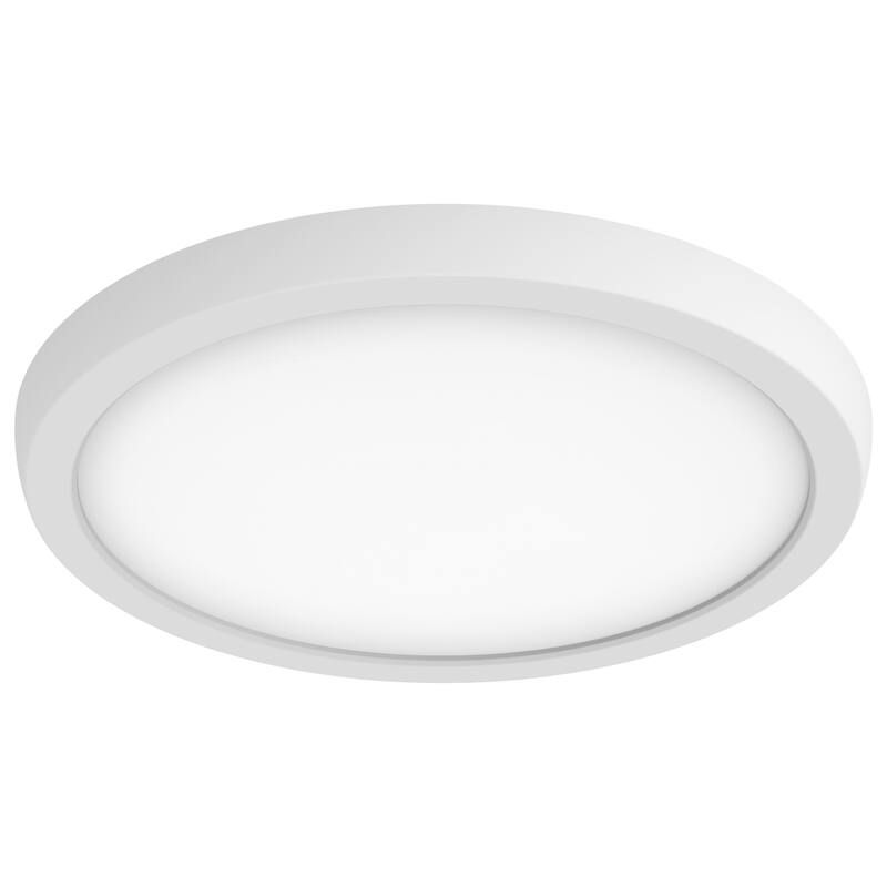 Blink Pro 13W 9in LED Fixture CCT Selectable Round Shape: White Finish 120V - White