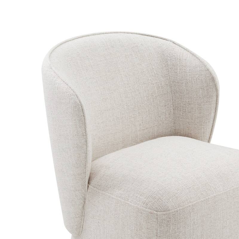 Kyle Morden Fabric Dining Room with Casters Wrap-round Back