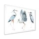 preview thumbnail 6 of 8, Designart "Heron Birds II" Traditional Framed Art Print