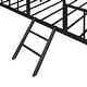 preview thumbnail 26 of 24, Modern Simple Metal All-in-One House Bed Frame, Twin Size Low Loft Bed w/ Slatted Support No Box Spring Needed for Bedroom