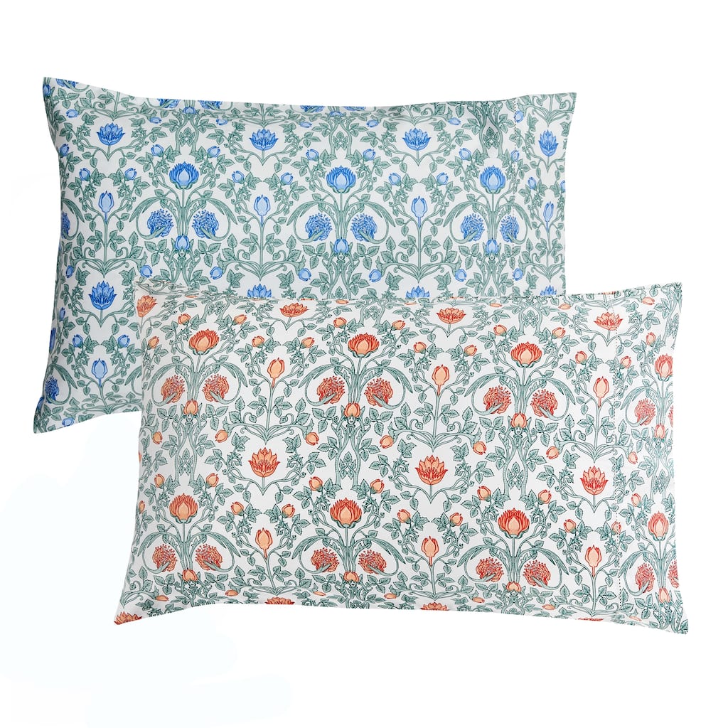 Printed Design Cotton Collection Crafted Sheet Set and Pillowcases