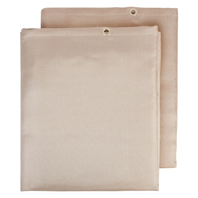 Welding Blanket 2 Pack, 6FT x 8FT Heat Treated Welding Blanket, Up To 998°F Heat Resistant Blanket Set - 6FT x 8FT