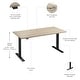 preview thumbnail 32 of 120, Bush Business Furniture Move 60 Series 60x30 Adjustable Standing Desk