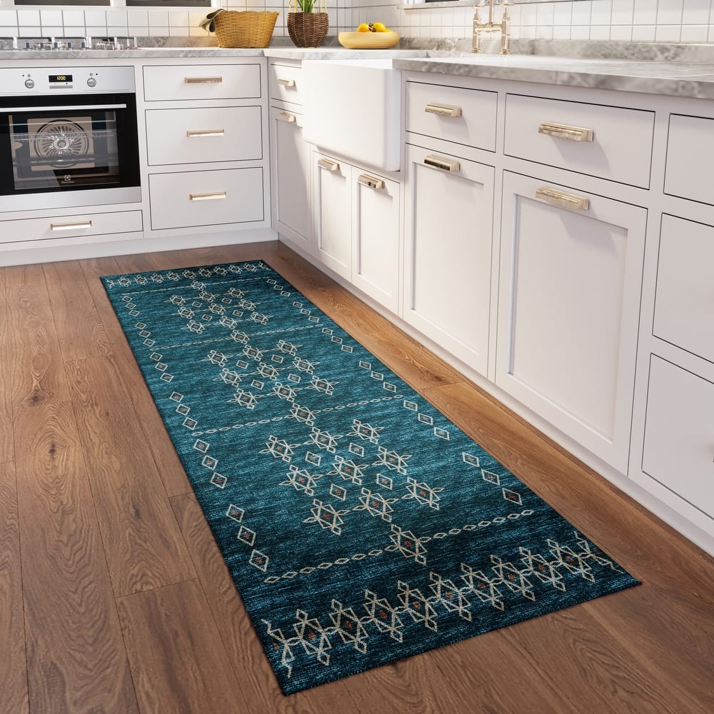 Indoor/ Outdoor Addison Yuma Southwest Motif Washable Area Rug