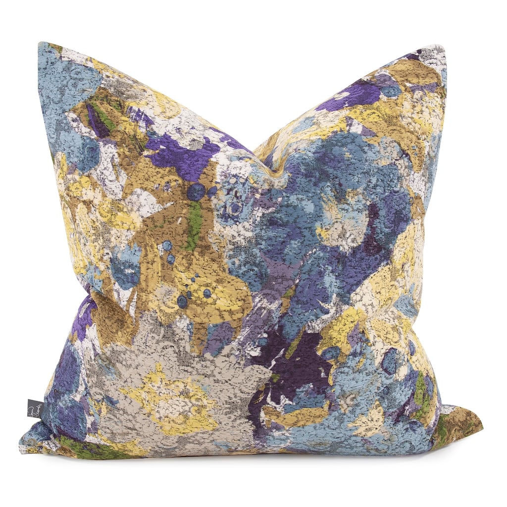 Allan Andrews 24" x 24" Stanton Eggplant Pillow - Down Fill