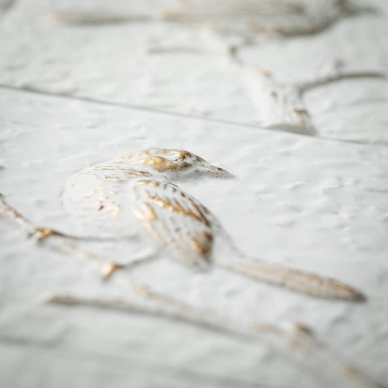 Sullivans 30" Bird Wall Decor, White