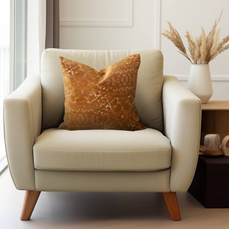 Allan Andrews 20 in. x 20 in. Pillow Pisani Gold - Down Insert