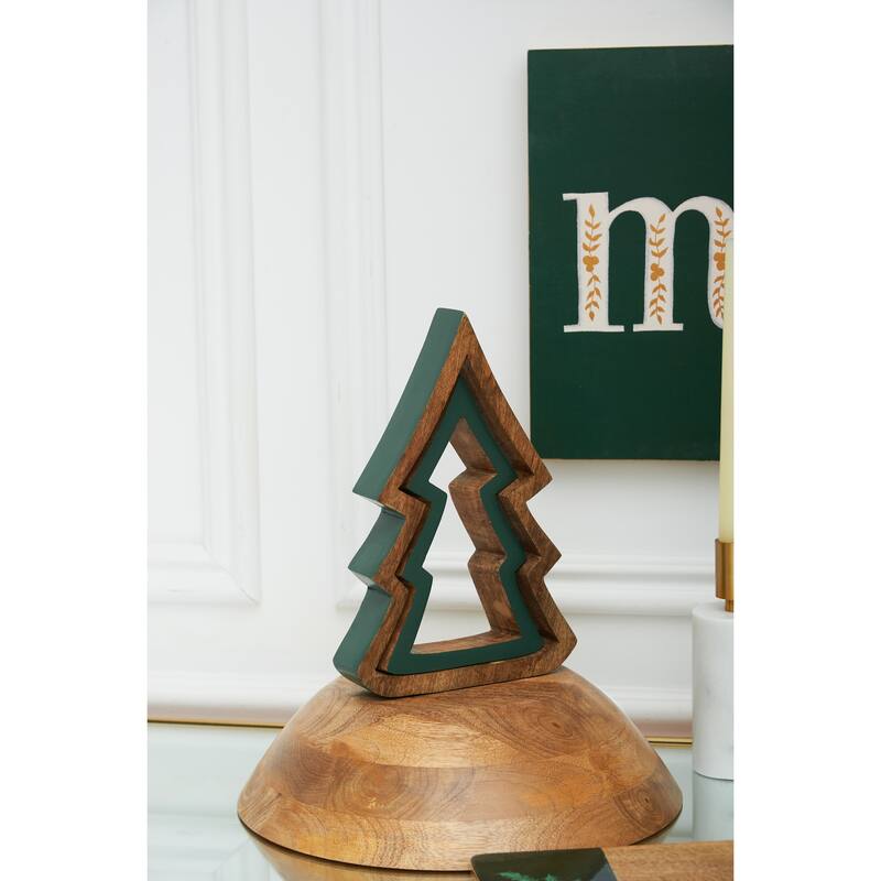 Christmas Tree Figurine Nested S/3