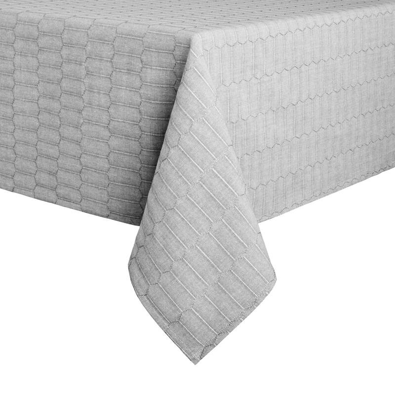 Martha Stewart Honeycomb Modern Farmhouse Tablecloth