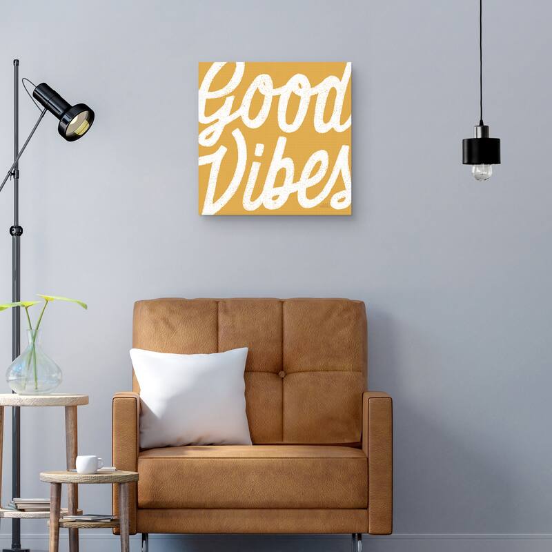 Positivity I by Laura Marshall Canvas Art Print
