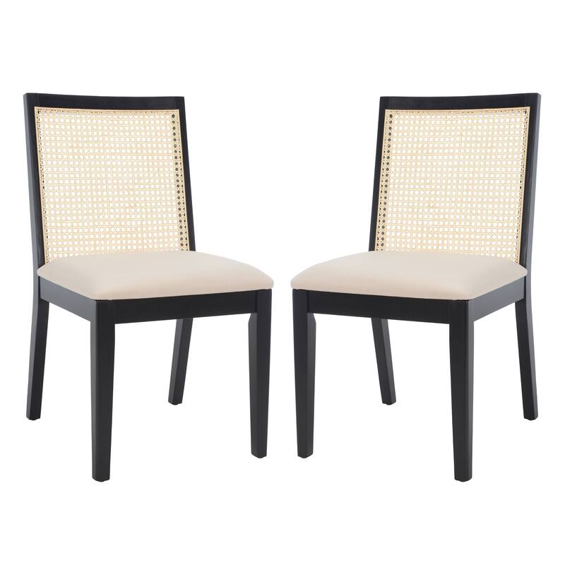 SAFAVIEH Clemma Farmhouse Dining Chair (Set of 2) - 18 In. W x 23 In. D x 35 In. H - 18"Wx23"Dx35"H