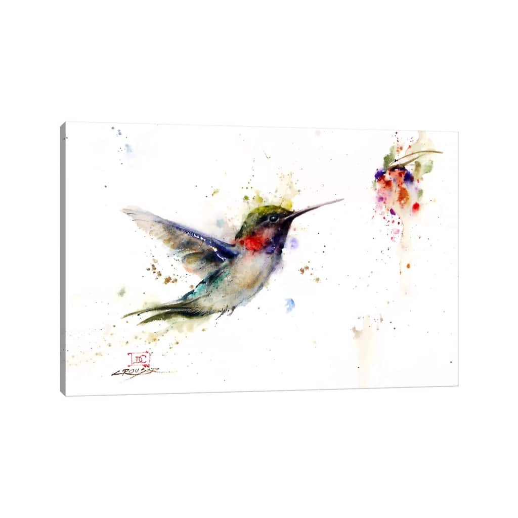 iCanvas "Colibri in the Moment" by Dean Crouser Canvas Print