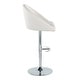 preview thumbnail 83 of 84, Porch & Den Livesey High Back Adjustable Bar Stool with Rounded T Footrest (Set of 2)
