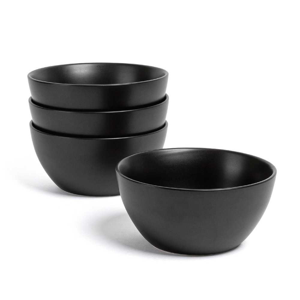 over&back Coupe 25oz Semi-Matte Stoneware Cereal Bowls