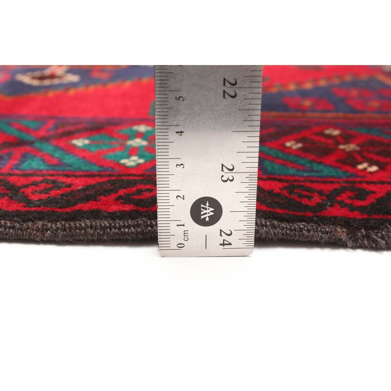 ECARPETGALLERY Hand-knotted Teimani Dark Navy Wool Rug - 2'11 x 5'0