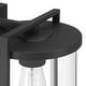 preview thumbnail 7 of 6, Hunter Astwood Outdoor WeatherMax Black Wall Light - Transitional, Modern - Front Porch, Patio, Garage - Corrosion Resistant!