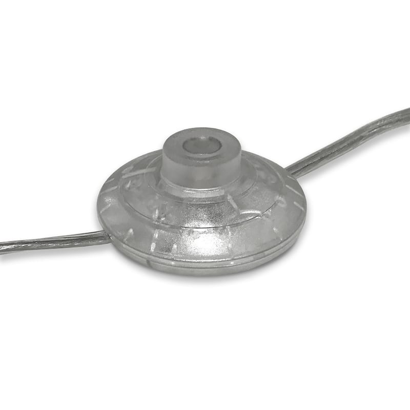 Metal Arc Torchiere Floor Lamp with Drum Shades and Foot Switch - 19” x 19” x 83” (D x W x H)