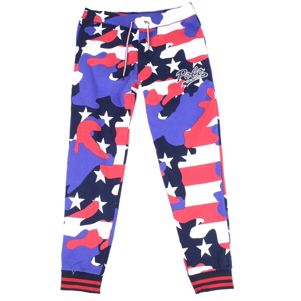 polo print pants