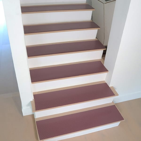 slide 2 of 14, Rubber-Cal "Coin-Grip" Vinyl Step Mats (6 pack) - 2mm