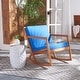 preview thumbnail 45 of 89, SAFAVIEH Outdoor Patio Furniture Vernon Rocking Chair w/ Cushion - 25.6" W x 37.7" D x 30.7" H