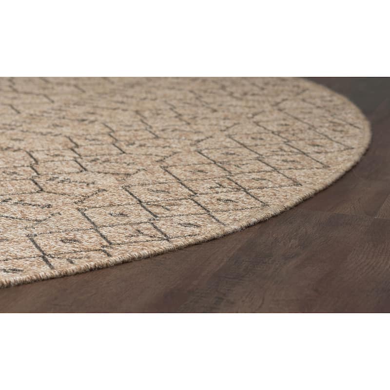 Seros Scandinavian Geometric Indoor/Outdoor Area Rug
