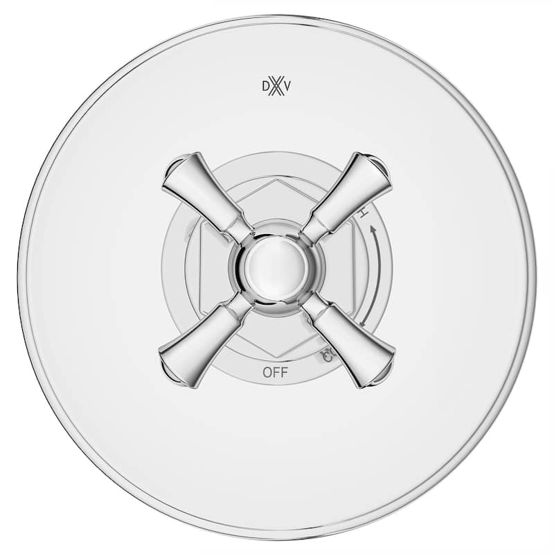 DXV Oak Hill Pressure Balance Shower Valve with Cross Handles