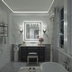 preview thumbnail 106 of 156, UL Certified Black Metal Framed LED Front Light and Backlit Anti-Fog Wall Bathroom/ Vanity Mirror